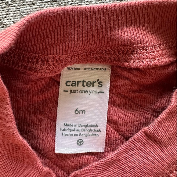 🌟3/$20🌟 Carter’s Just One You Quilted Sweatshirt Top Size 6M - Picture 3 of 3